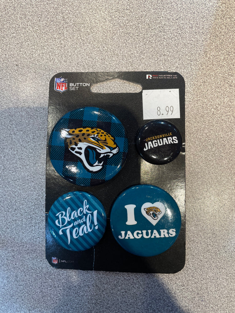 Jacksonville Jaguars Button Set - Pastime Sports & Games