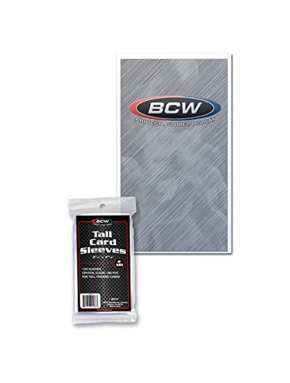 BCW Tall Card Sleeves - Pastime Sports & Games