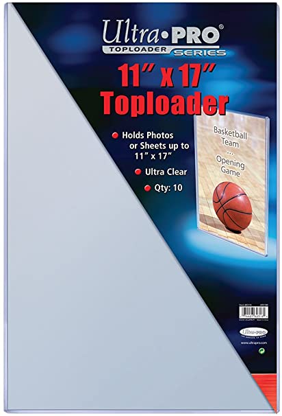 Ultra Pro 11" X 17" Toploader - Pastime Sports & Games