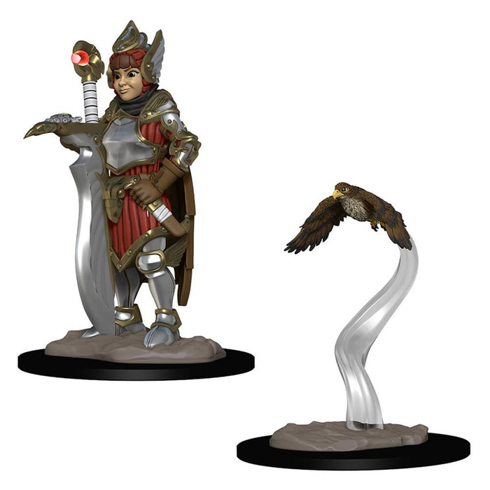 Wizkids Wardlings Girl Fighter & Hunting Falcon - Pastime Sports & Games