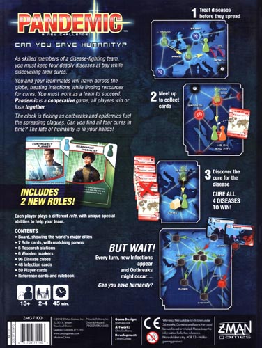 Pandemic Cooperative Board Game - Pastime Sports & Games