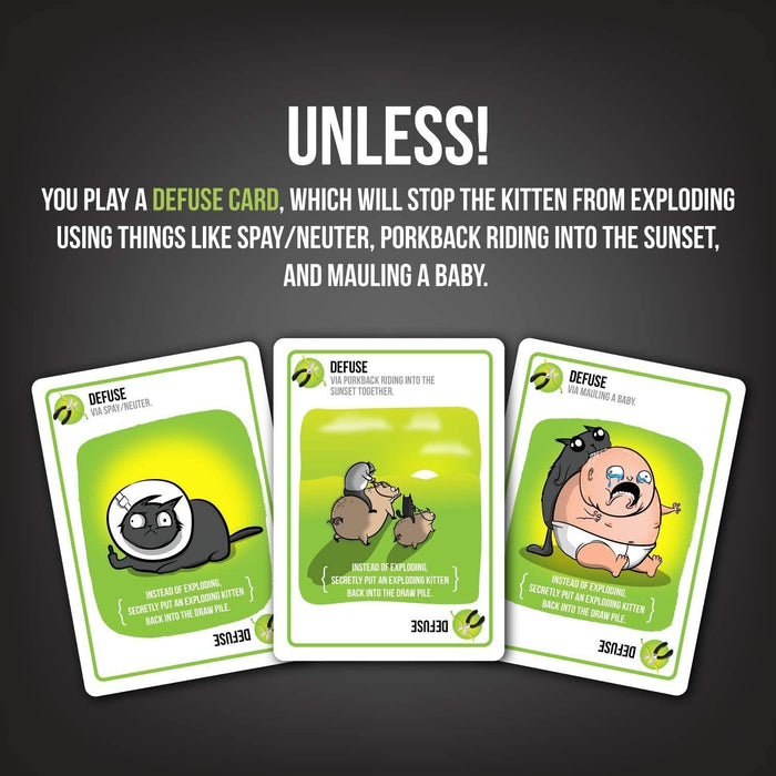 Exploding Kittens NSFW Deck - Pastime Sports & Games