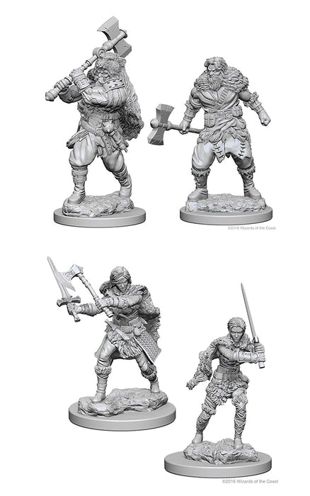 Dungeons & Dragons Nolzur's Marvelous Miniatures Human Barbarian - Pastime Sports & Games