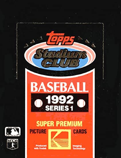 1992 Topps Stadium Club Series 1 Hobby - Pastime Sports & Games