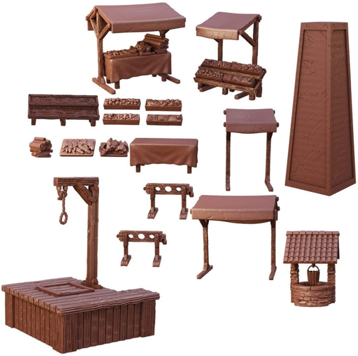 Terrain Crate: Village Square - Pastime Sports & Games