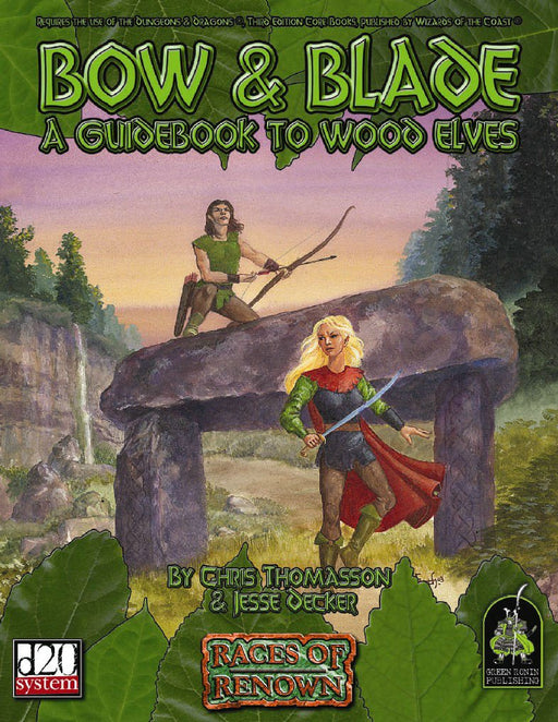 Races Of Renown: Bow & Blade A Guidebook To Wood Elves - Pastime Sports & Games