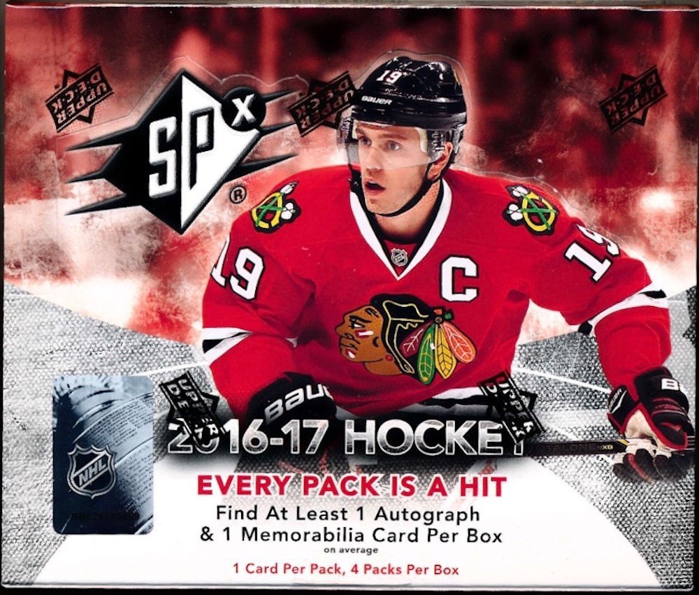 2016/17 Upper Deck SPx Hockey Hobby - Pastime Sports & Games
