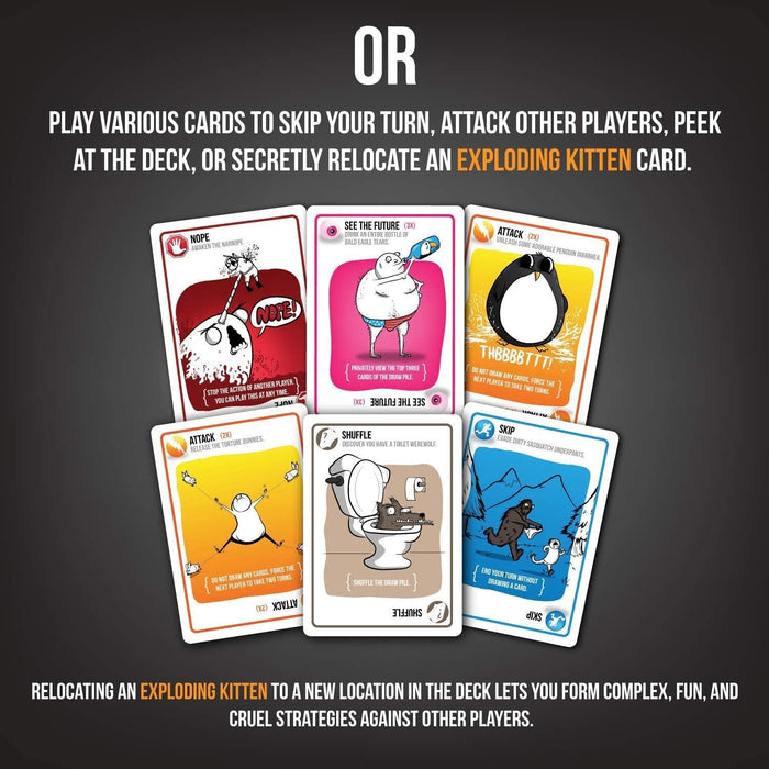 Exploding Kittens NSFW Deck | Pastime Sports & Games