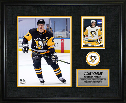 Sidney Crosby 12.5X15 Pittsburgh Penguins Framed Photo Card - Pastime Sports & Games