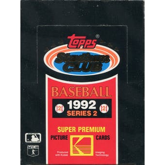 1992 Topps Stadium Club Series 2 Baseball Hobby - Pastime Sports & Games