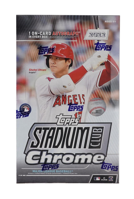 2022 Topps Stadium Club Chrome MLB Baseball Hobby Box / Case - Pastime Sports & Games