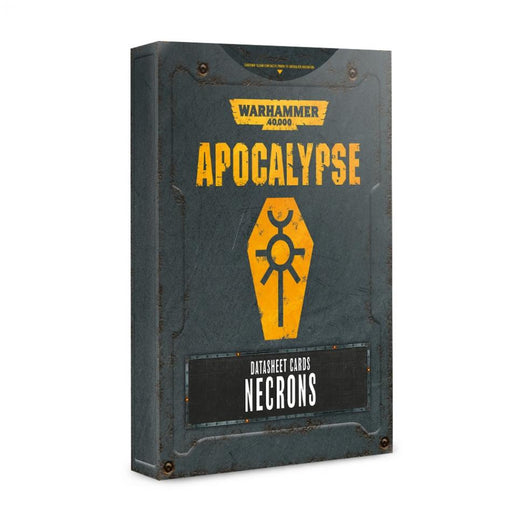 Warhammer 40,000 Apocalypse Datasheet Cards Necrons (49-24-60) - Pastime Sports & Games