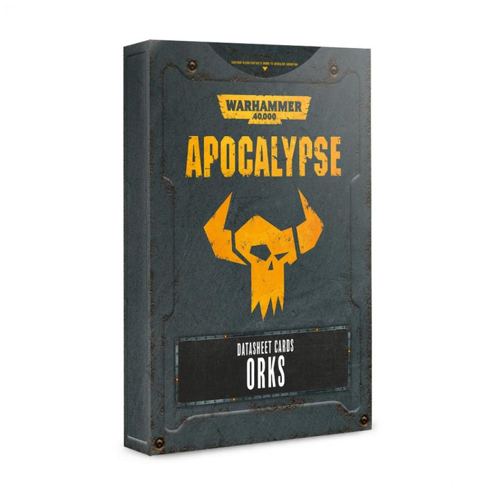 Warhammer 40,000 Apocalypse Datasheet Cards Orks (50-52-60) - Pastime Sports & Games