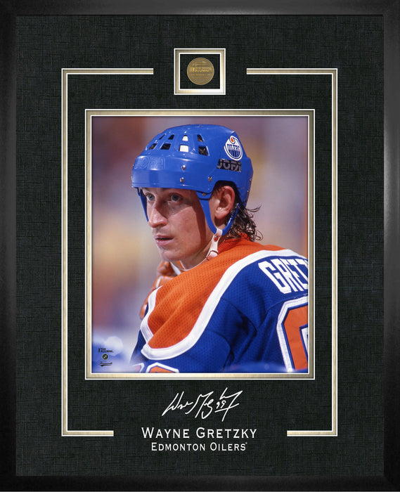 Wayne Gretzky 18X22 Edmonton Oilers Framed College Replica Signature - Pastime Sports & Games