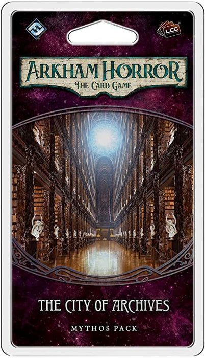 Arkham Horror The Card Game The City Of Archives Mythos Pack - Pastime Sports & Games