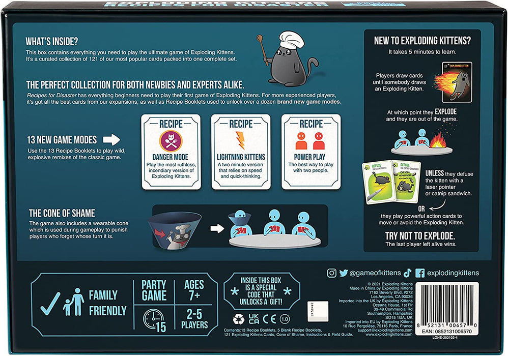 Exploding Kittens Recipes For Disaster - Pastime Sports & Games