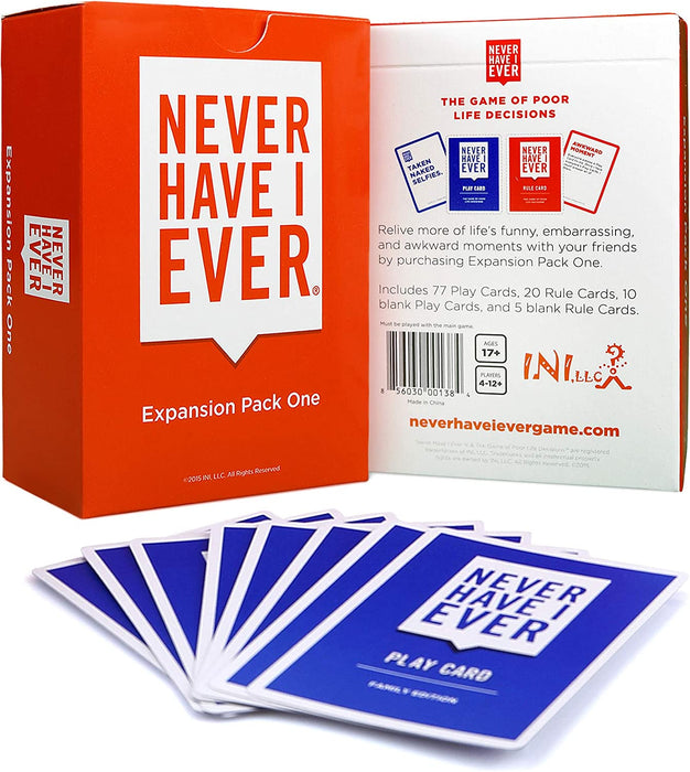 Never Have I Ever Expansion Pack One - Pastime Sports & Games