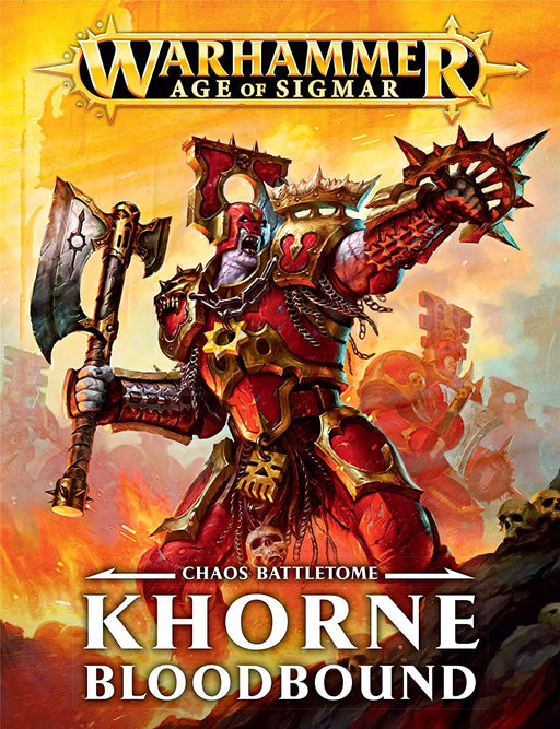Warhammer Age Of Sigmar Chaos Battletome Khorne Bloodbound (83-02-60) - Pastime Sports & Games