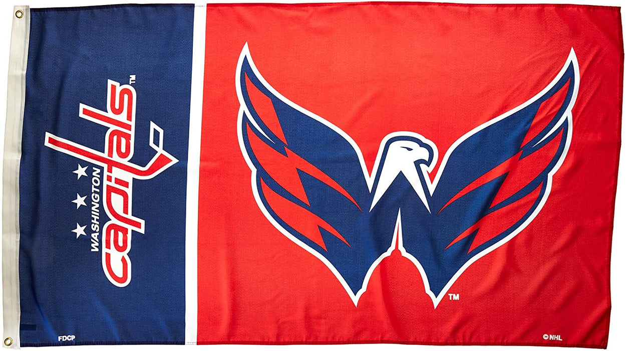 NHL Washington Capitals 3X5 Polyester Flag - Pastime Sports & Games