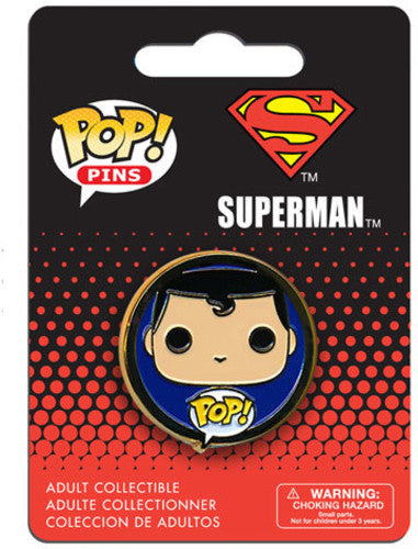 Funko Pop Pin Superman-Superman - Pastime Sports & Games