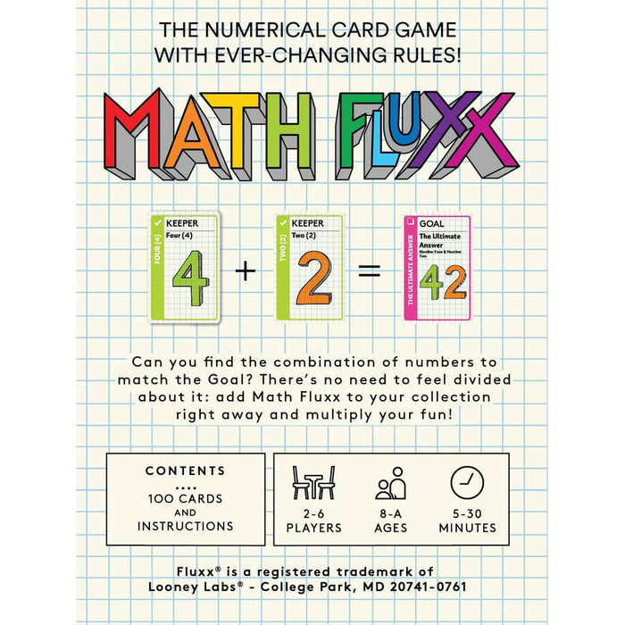 Math Fluxx - Pastime Sports & Games