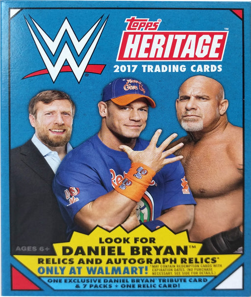 2017 Topps WWE Heritage Blaster Box - Pastime Sports & Games