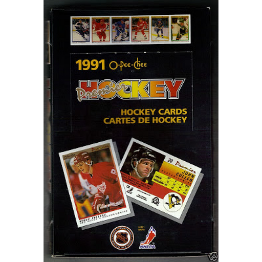 1990/91 OPC O-Pee-Chee Premier Hockey Wax Box - Pastime Sports & Games