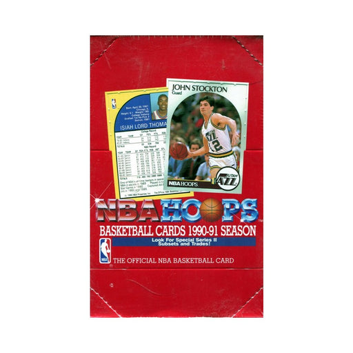 1990/91 Hoops Series Two NBA Basketball Hobby Box - Pastime Sports & Games