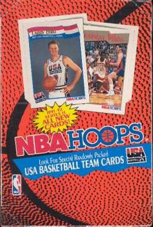1991/92 Hoops Series 2 NBA Basketball Hobby Box - Pastime Sports & Games
