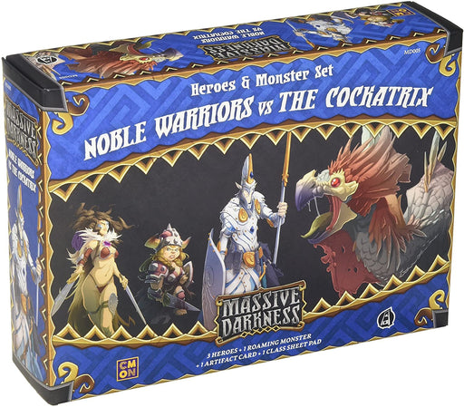 Massive Darkness Heroes & Monsters Set Noble Warriors VS The Cockatrix - Pastime Sports & Games