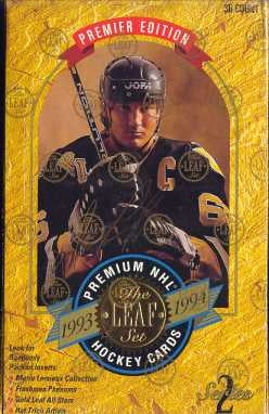 1993/94 Leaf Series Two Hockey Hobby Box - Pastime Sports & Games