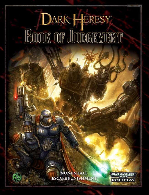 Warhammer 40,000 Roleplay Dark Heresy Book Of Judgement - Pastime Sports & Games