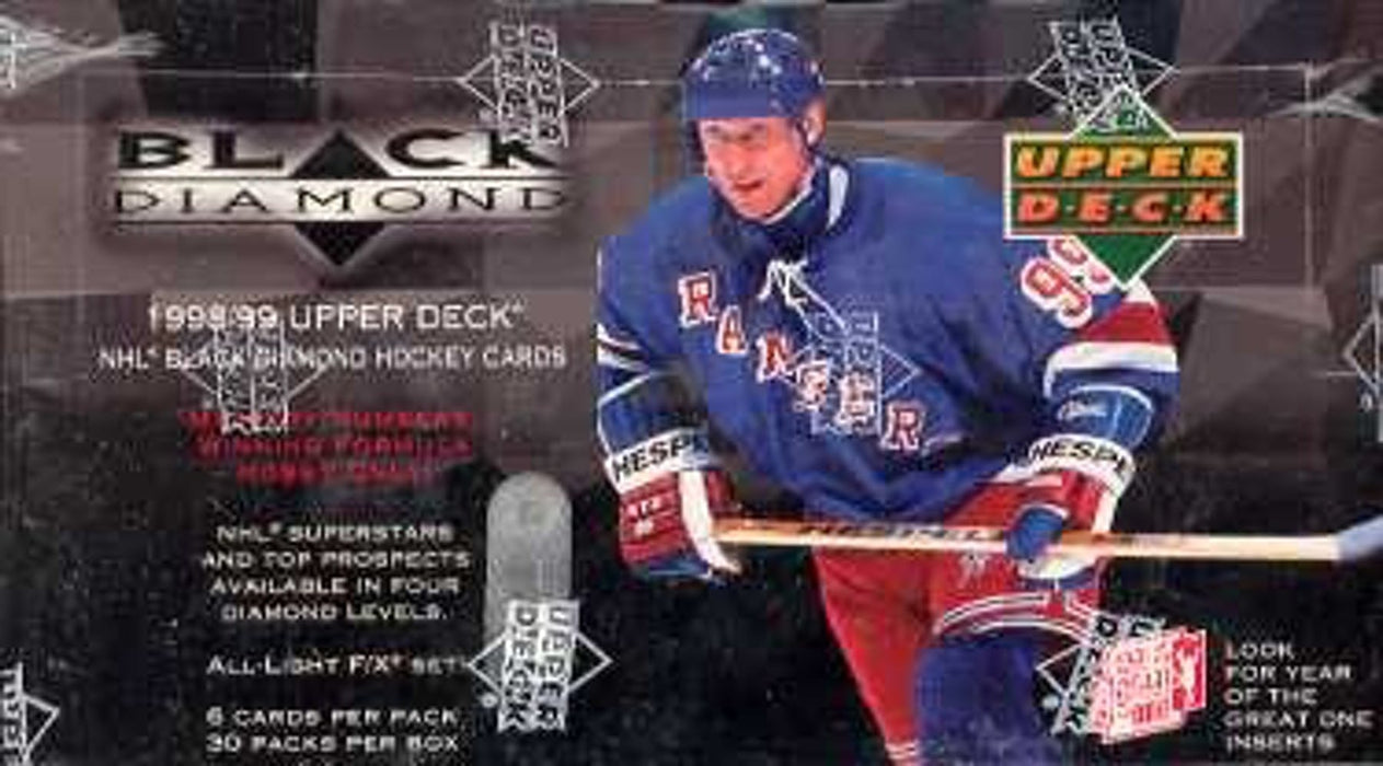 1998/99 Upper Deck Black Diamond Hockey Hobby Box - Pastime Sports & Games