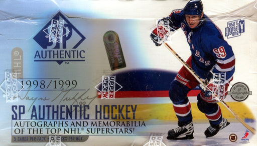 1998/99 Upper Deck SP Authentic Hockey Hobby Box - Pastime Sports & Games