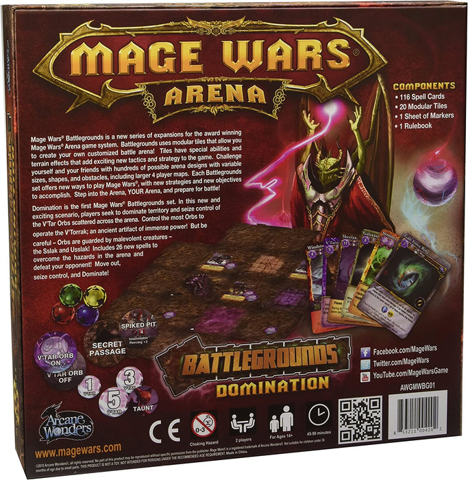 Mage Wars Arena Battlegrounds Domination - Pastime Sports & Games