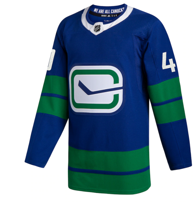 2019/20 Elias Pettersson Vancouver Canucks Alternate Adidas Blue Hockey Jersey - Pastime Sports & Games