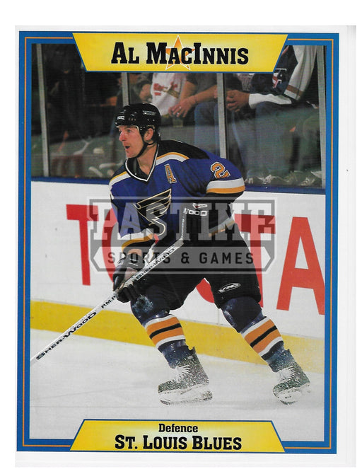 Al MacInnis 8X10 St. Louis Blues Home Jersey (Defence) - Pastime Sports & Games