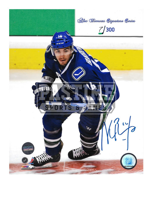 Alex Burrows Autographed 8X10 Vancouver Canucks Home Jersey (# out of 300 Skating) - Pastime Sports & Games