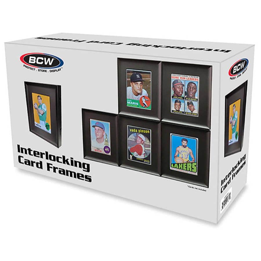 BCW Interlocking Card Frames | Pastime Sports & Games