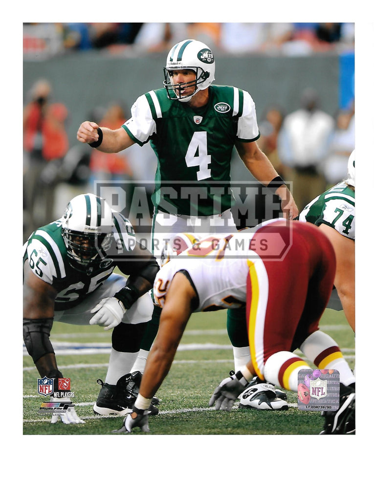 Brett Favre 8X10 New York Jets Home Jersey (Ready) - Pastime Sports & Games