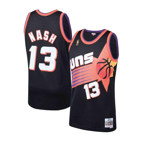 1996-97 Phoenix Suns Steve Nash Mitchell & Ness Black Basketball Jersey - Pastime Sports & Games