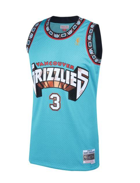 1996/97 Vancouver Grizzlies Shareef Abdur-Rahim Mitchell & Ness Teal Basketball Jersey - Pastime Sports & Games