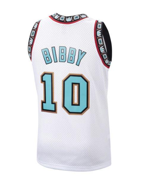 1998-99 Vancouver Grizzlies Mike Bibby Mitchell & Ness White Basketball Jersey - Pastime Sports & Games