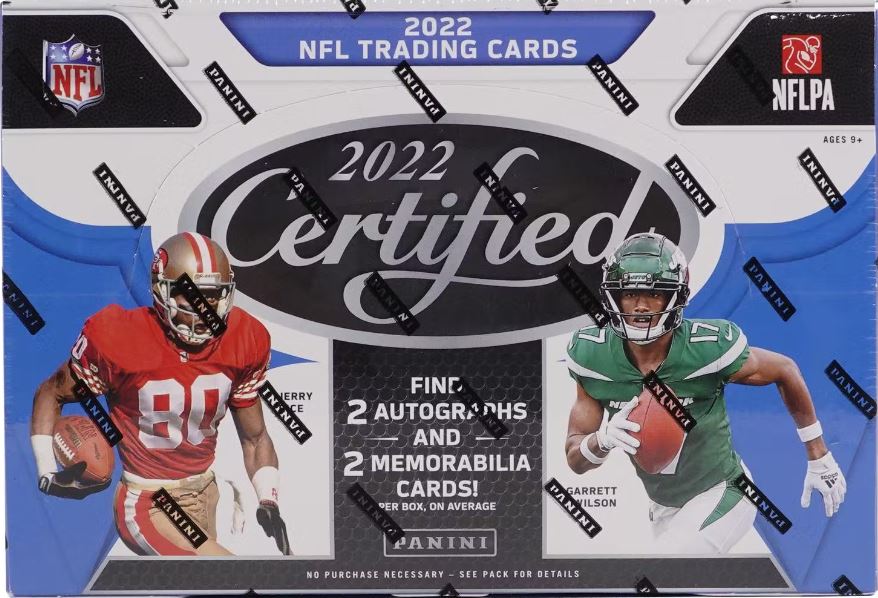 2022 Panini Certified NFL Football Hobby Box - Pastime Sports & Games