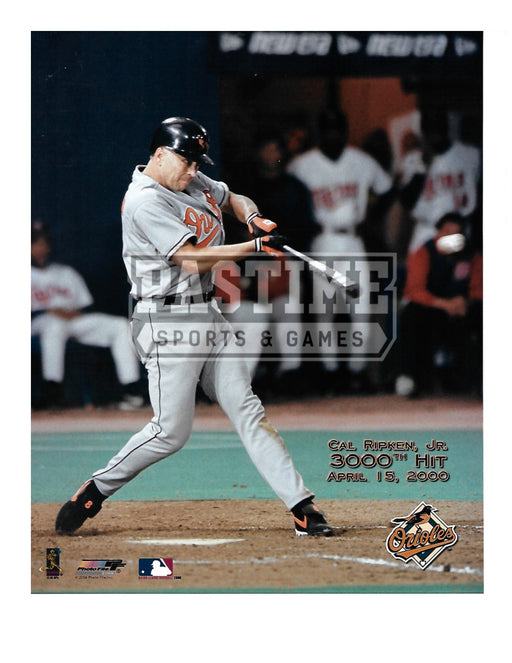 Cal Ripken Jr. 8X10 Baltimore Orioles (Hitting Ball) - Pastime Sports & Games