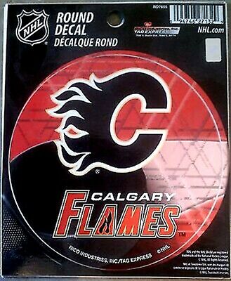 NHL Calgary Flames Round Decal - Pastime Sports & Games