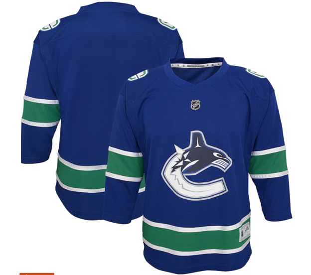 2019/20 Vancouver Canucks Home Youth Hockey Jersey