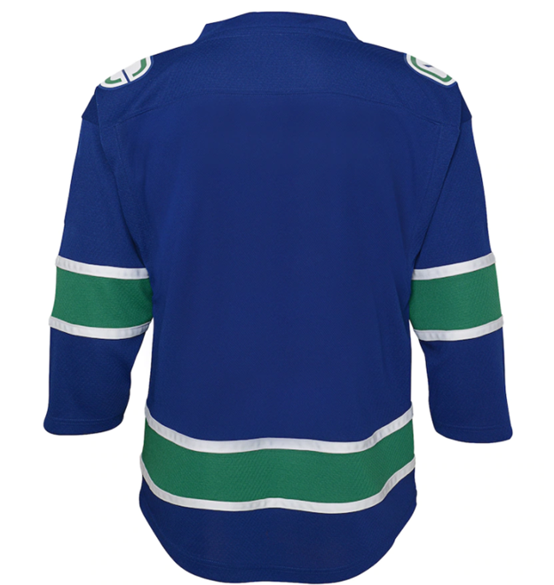 2019/20 Vancouver Canucks Home Youth Hockey Jersey (Blue Outerstuff) - Pastime Sports & Games