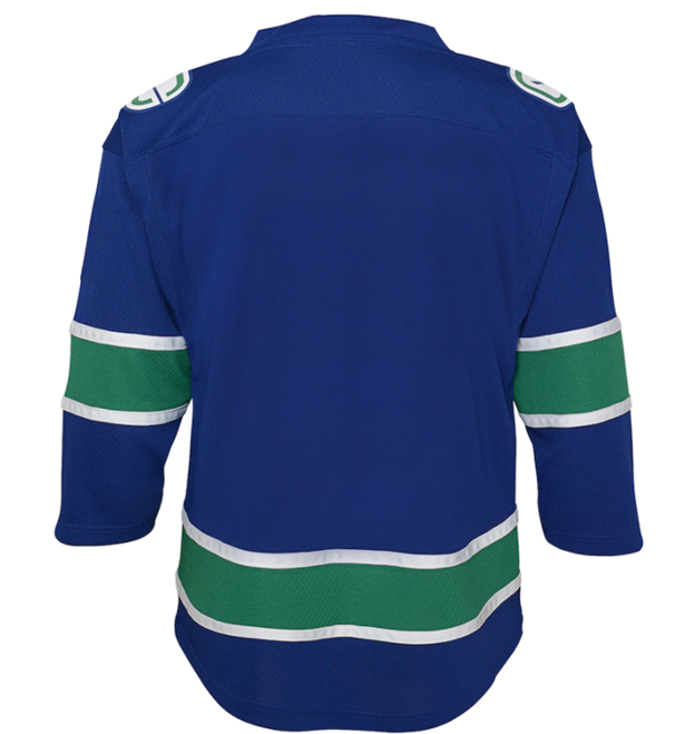 Vancouver Canucks Blank Juniors Premier Hockey Jersey Pastime