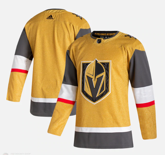 Las Vegas Golden Knights 2021/22 Adidas Alternate Home Gold Hockey Jersey - Pastime Sports & Games